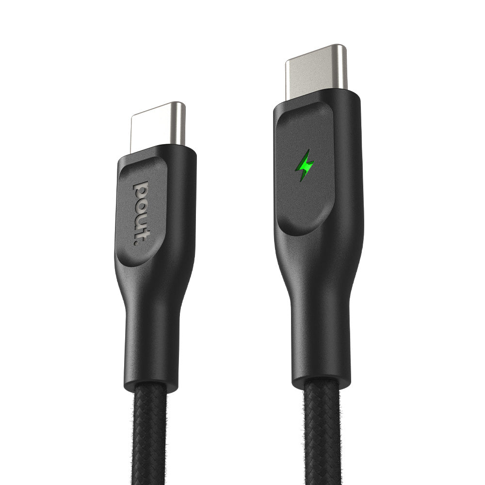 ElectroBoost - Thunderbolt LED 100W PD USB-C to USB-C Data Cable