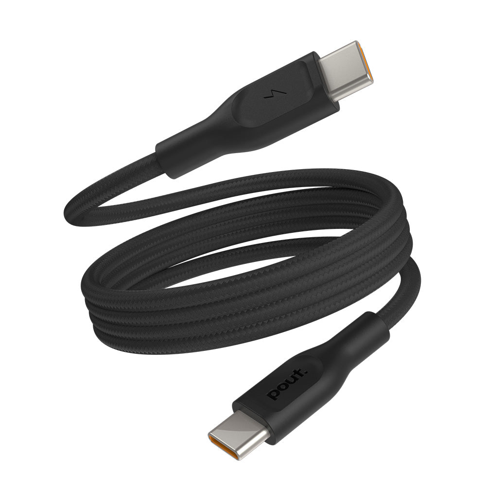 ElectroBoost - Magnetic 100W PD USB-C to USB-C Self-Winding Cable