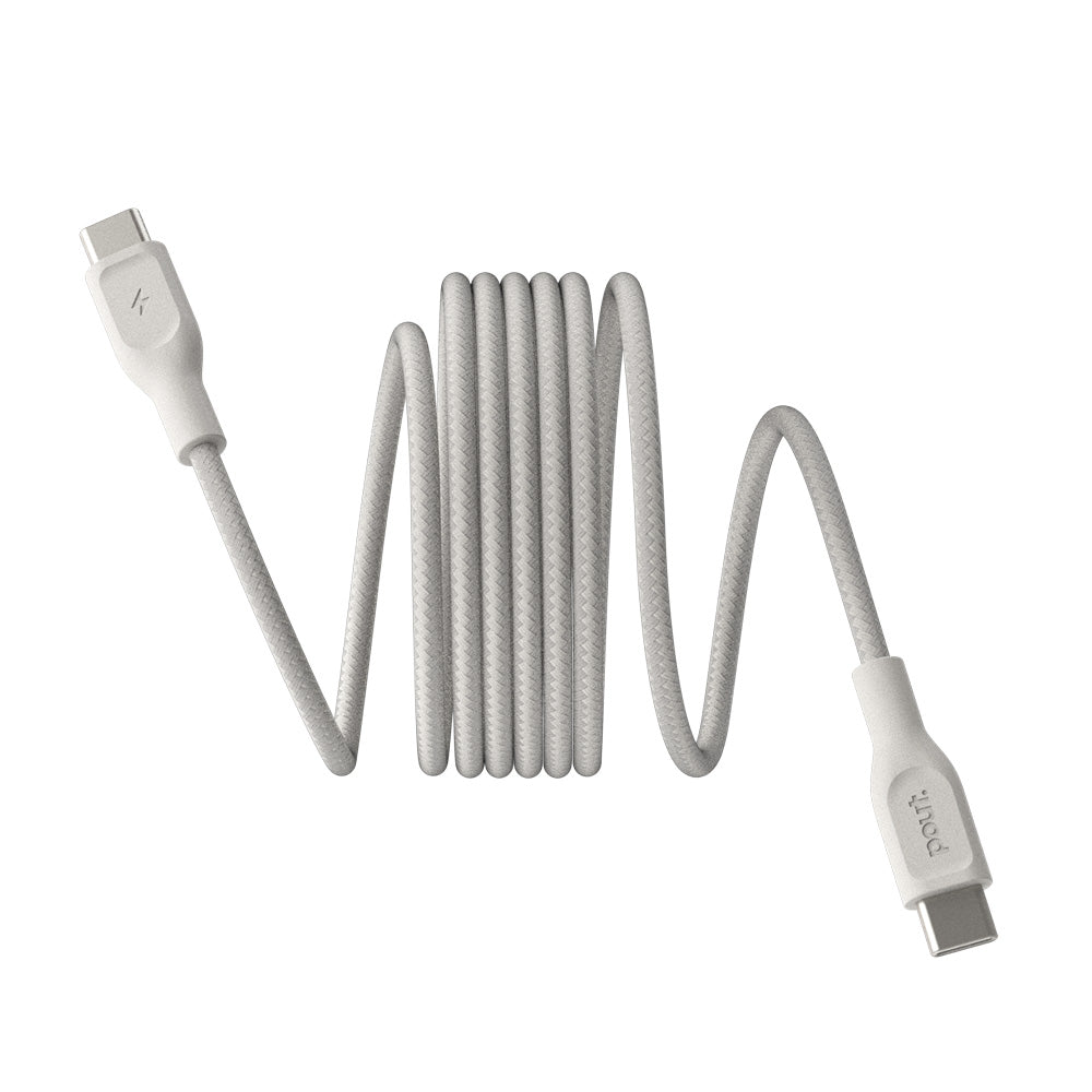 ElectroBoost - Magnetic 100W PD USB-C to USB-C Self-Winding Cable