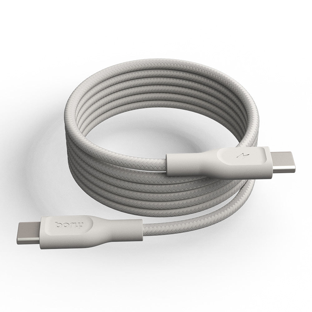 ElectroBoost - Magnetic 100W PD USB-C to USB-C Self-Winding Cable