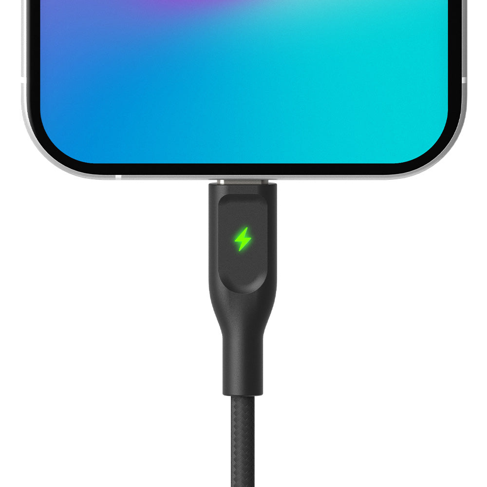 ElectroBoost - Thunderbolt LED 100W PD USB-C to USB-C Data Cable