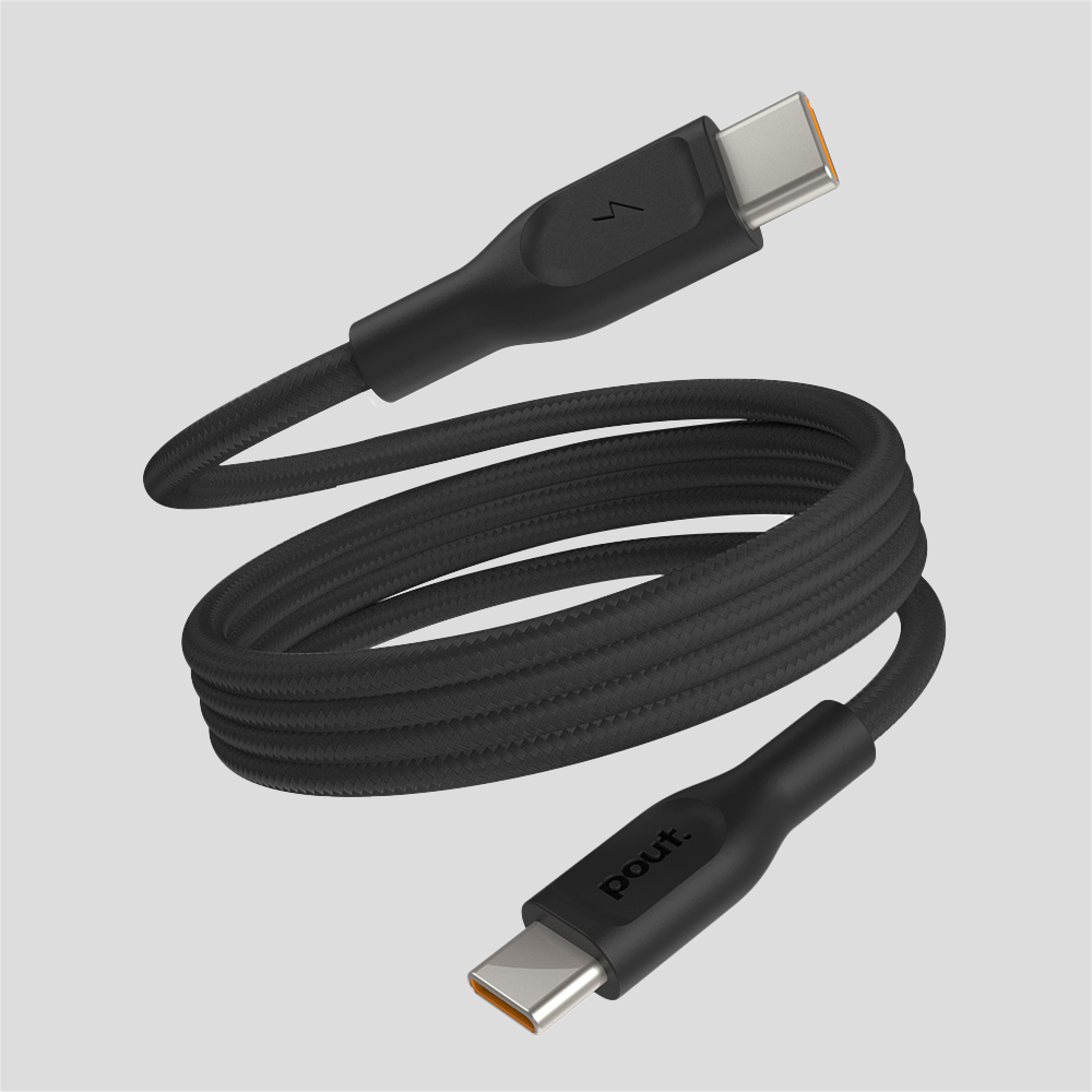 ElectroBoost - Magnetic 100W PD USB-C to USB-C Self-Winding Cable