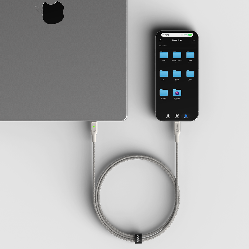 ElectroBoost - Thunderbolt LED 100W PD USB-C to USB-C Data Cable