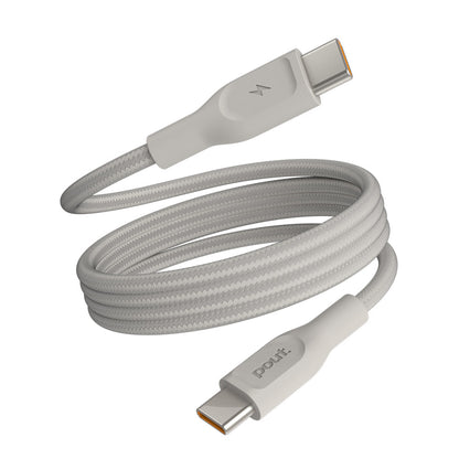 ElectroBoost - Magnetic 100W PD USB-C to USB-C Self-Winding Cable