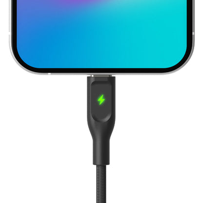 ElectroBoost - Thunderbolt LED 100W PD USB-C to USB-C Data Cable