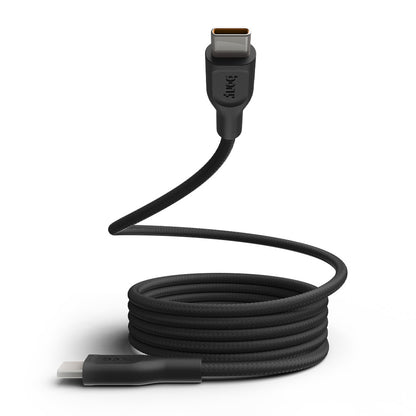 ElectroBoost - Magnetic 100W PD USB-C to USB-C Self-Winding Cable