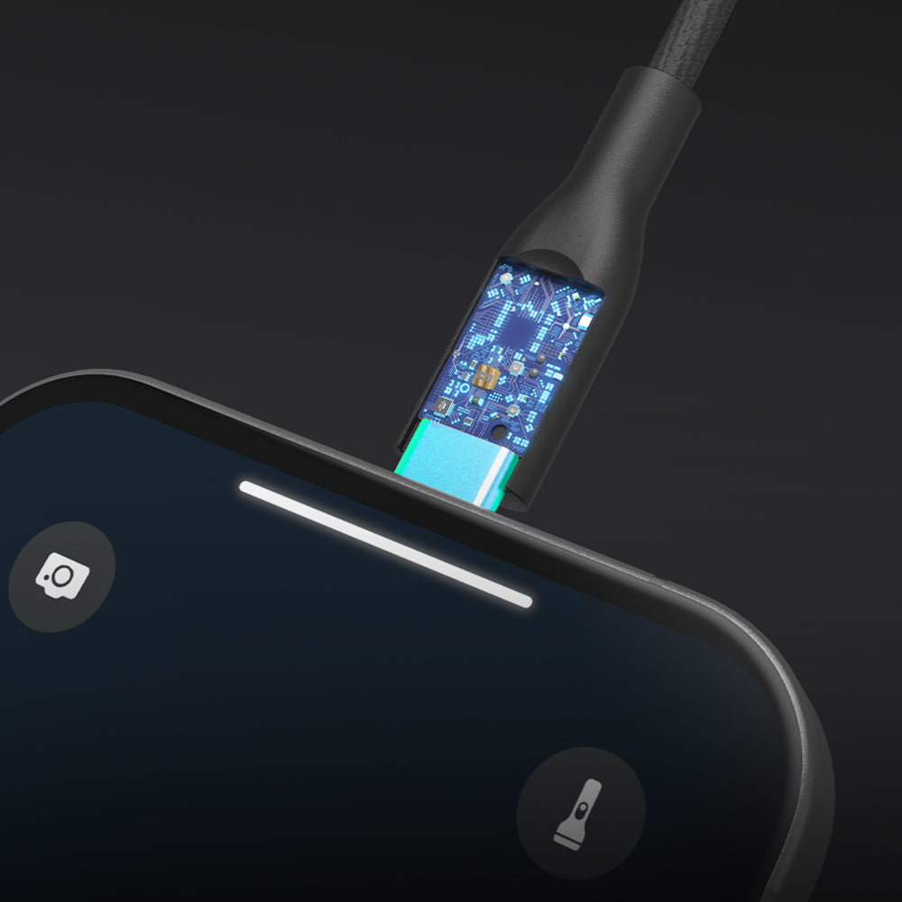 Simultaneously powers your device and transfers data, ideal for work, travel, or multitasking. 