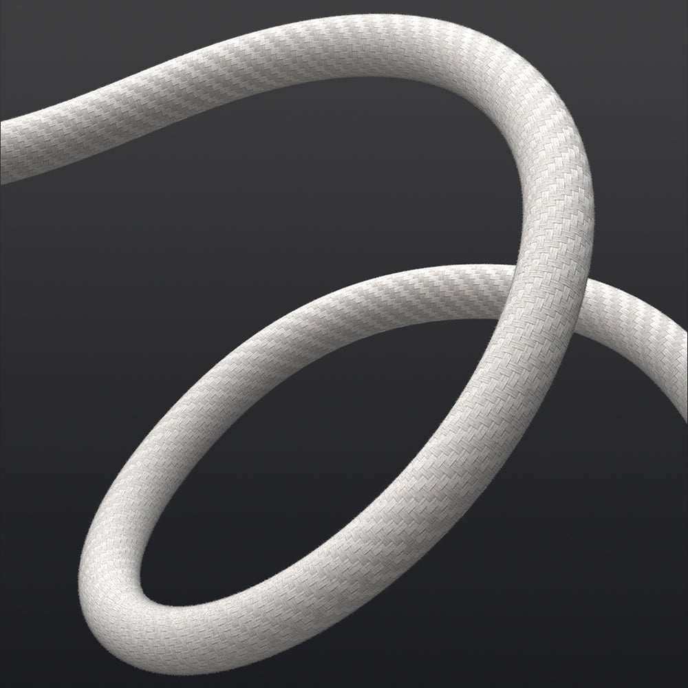 Premium nylon braiding resists fraying and tangling, while the TPE exterior provides durability, grip, and a sleek finish. 