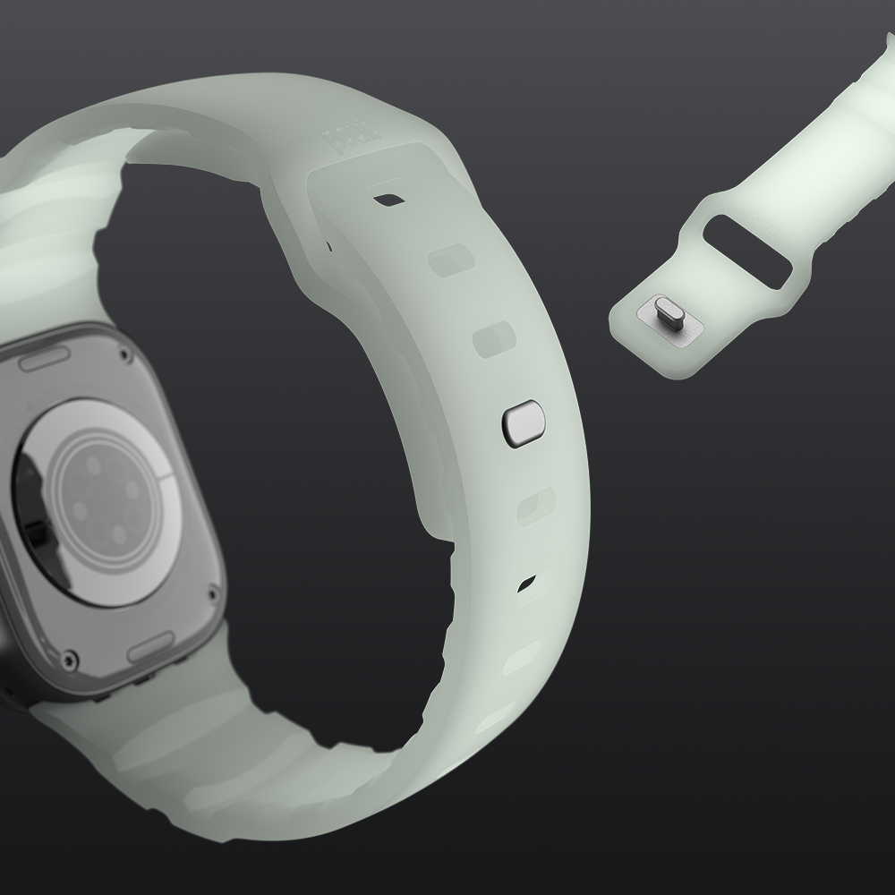 Designed with a clean pin-and-tuck closure and high-strength connectors to ensure the band stays firmly in place, even during rigorous activities.