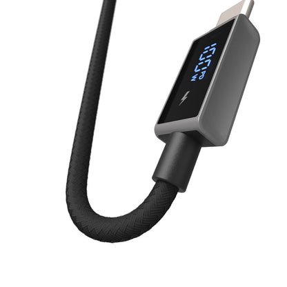 ElectroBoost - LED Display 100W PD USB-C to USB-C Data Cable