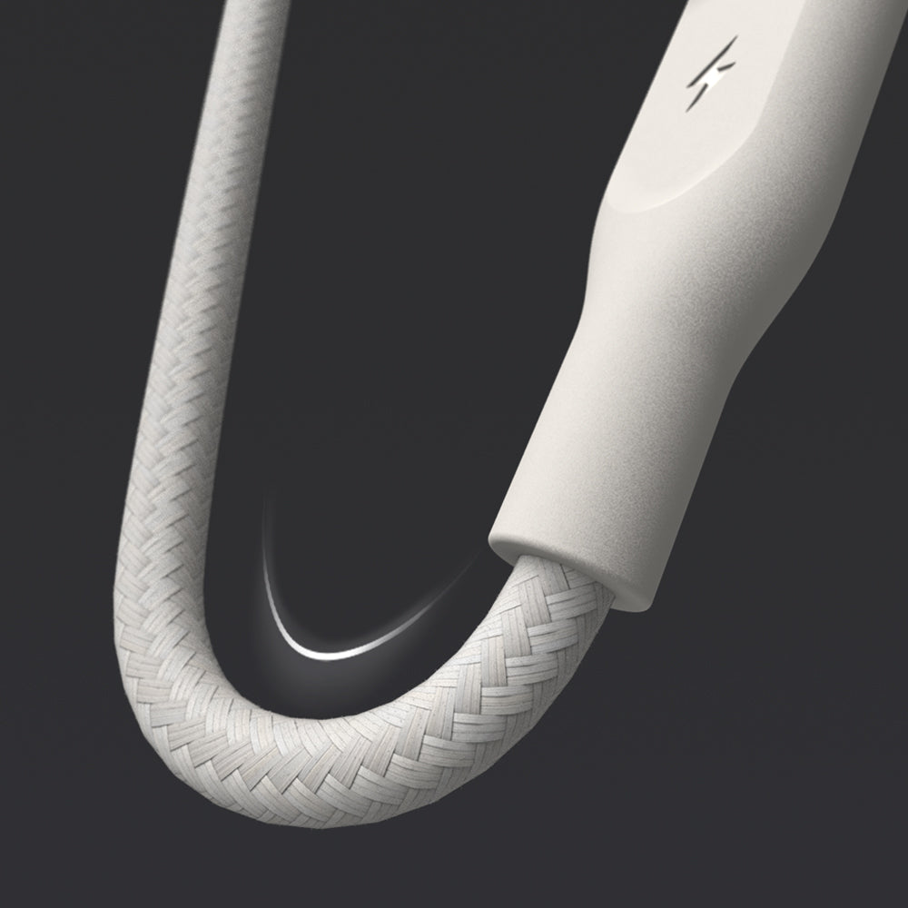 Tested for 25,000+ bends, with reliable USB-C connectors and a signature orange interior for easy port identification.  