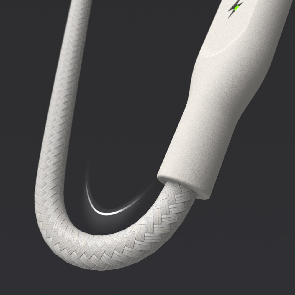 Tested for 25,000+ bends, with reliable USB-C connectors and a signature orange interior for easy port identification.  