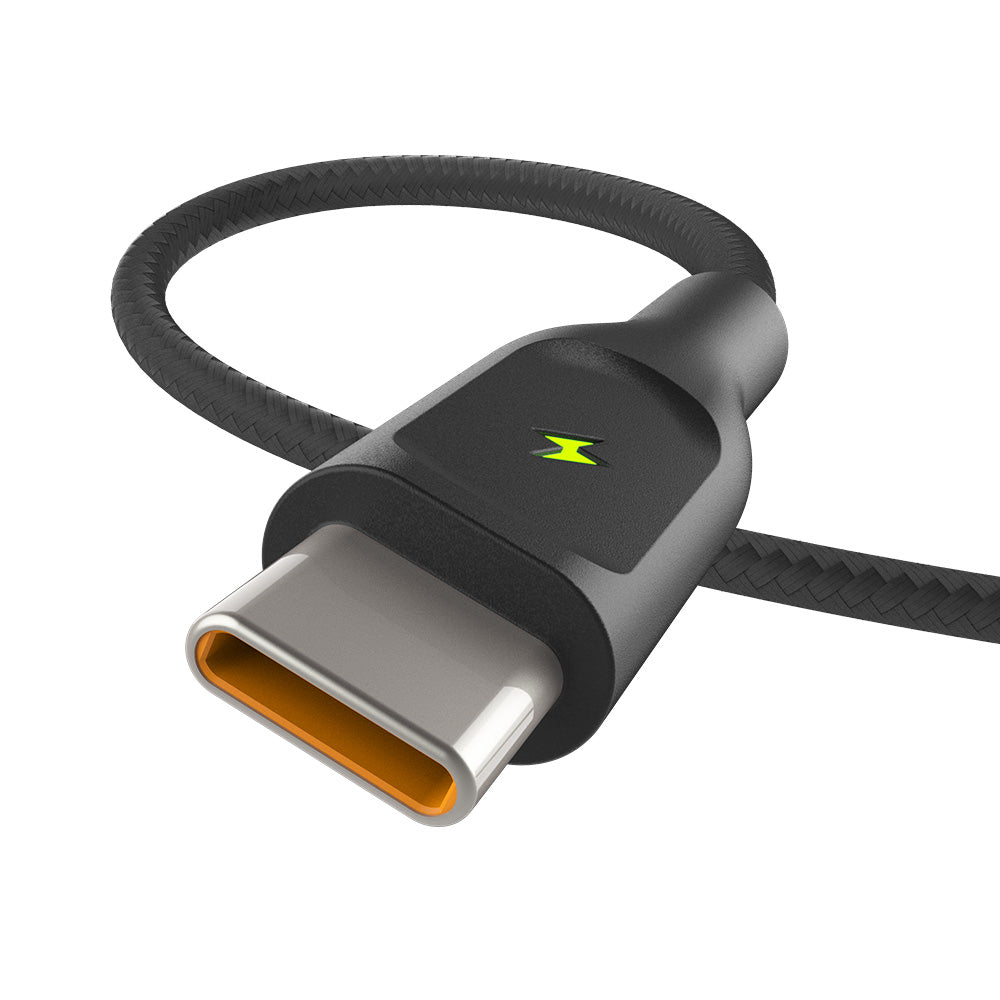 ElectroBoost - Thunderbolt LED 100W PD USB-C to USB-C Data Cable