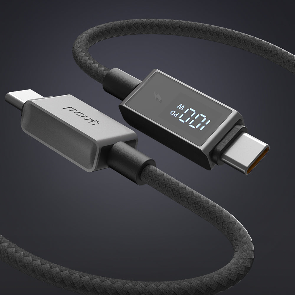 Perfect length for desk, home, or travel use, with reusable cable strap for tidy storage. 