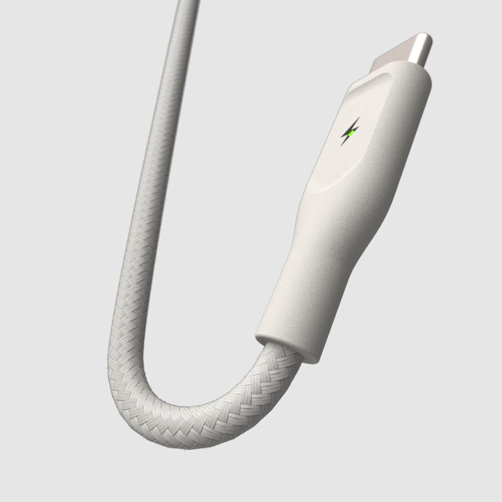 ElectroBoost - Thunderbolt LED 100W PD USB-C to USB-C Data Cable