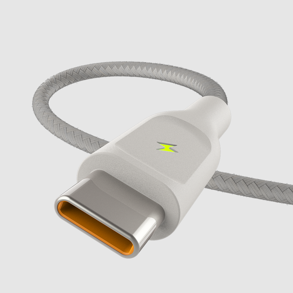 ElectroBoost - Thunderbolt LED 100W PD USB-C to USB-C Data Cable