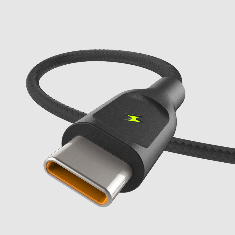 ElectroBoost - Magnetic 100W PD USB-C to USB-C Self-Winding Cable