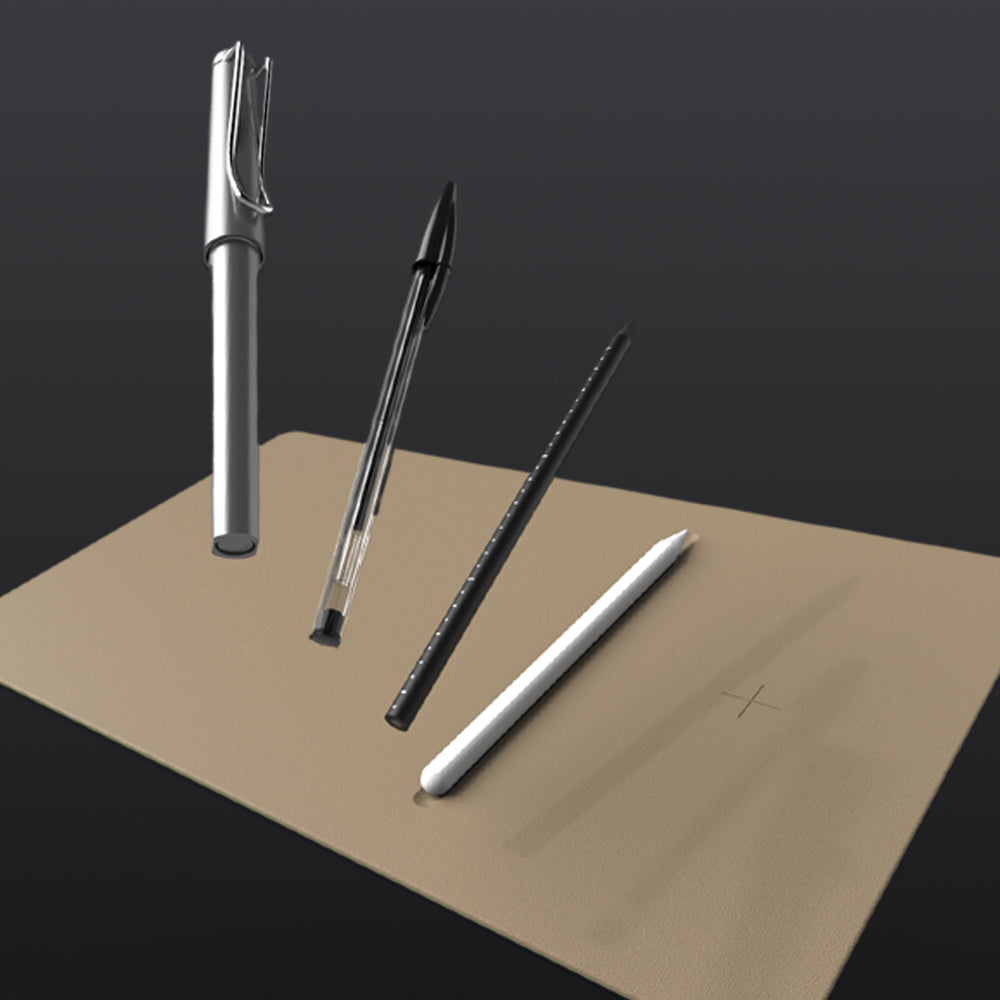 A sleek integrated pen organizer adds functionality and elegance, allowing you to keep your desk tidy and essentials easily accessible.