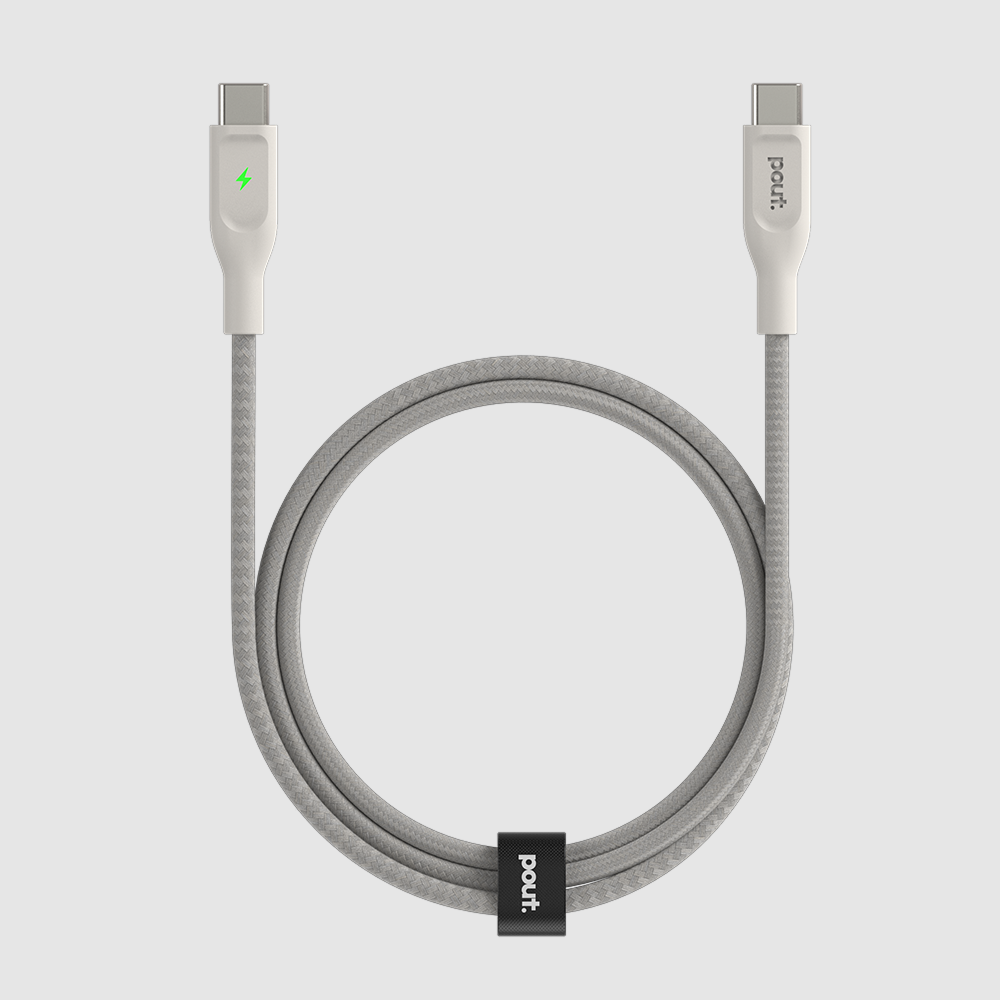 ElectroBoost - Thunderbolt LED 100W PD USB-C to USB-C Data Cable