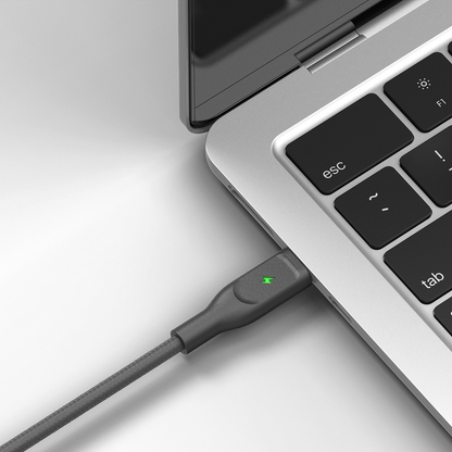 ElectroBoost - Magnetic 100W PD USB-C to USB-C Self-Winding Cable