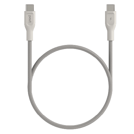 Model: POUT-04803
Connector Type: USB-C to USB-C 
Supported Functions: Charging + Data Transfer 
Charging: PD3.0 / 100W Data Transfer: USB2.0 / 480Mbps 
USB Connector Color: Orange 
Length: 1.20m (4ft) 
Weight: 50.43g 
Material: Magnet, TPE, Nylon
